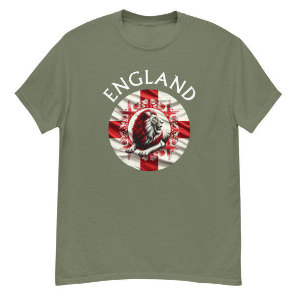 unisex classic tee military green front 667dbce04a96e