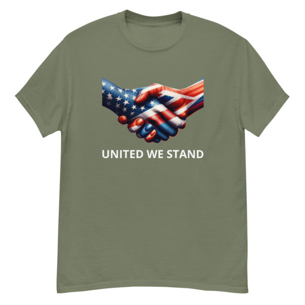 unisex classic tee military green front 667dc16d57e64