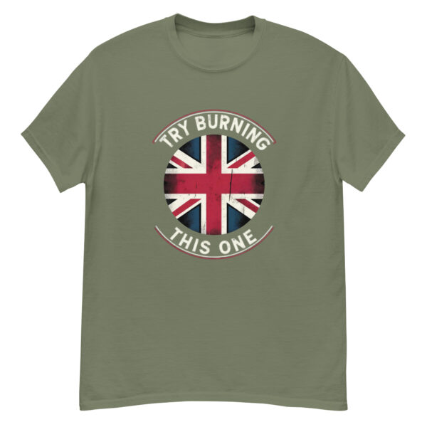 unisex classic tee military green front 667dca15728c2