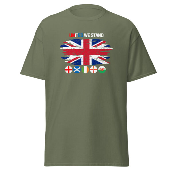 unisex classic tee military green front 66e6d827547e5